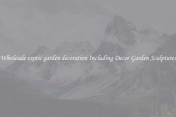 Wholesale exotic garden decoration Including Decor Garden Sculptures