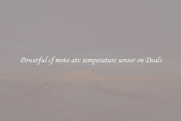 Powerful cf moto atv temperature sensor on Deals