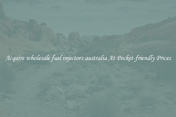 Acquire wholesale fuel injectors australia At Pocket-friendly Prices