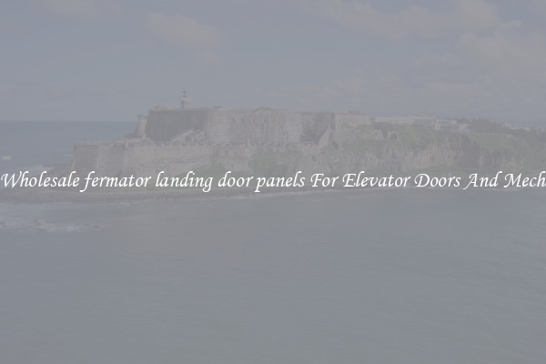 Buy Wholesale fermator landing door panels For Elevator Doors And Mechanics